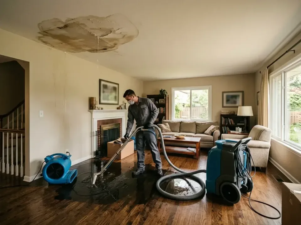 attic-pipe-burst-ceiling-drip-008 — frequently asked questions, Water Damage Restoration & Carpet Care in Jersey Shore, PA